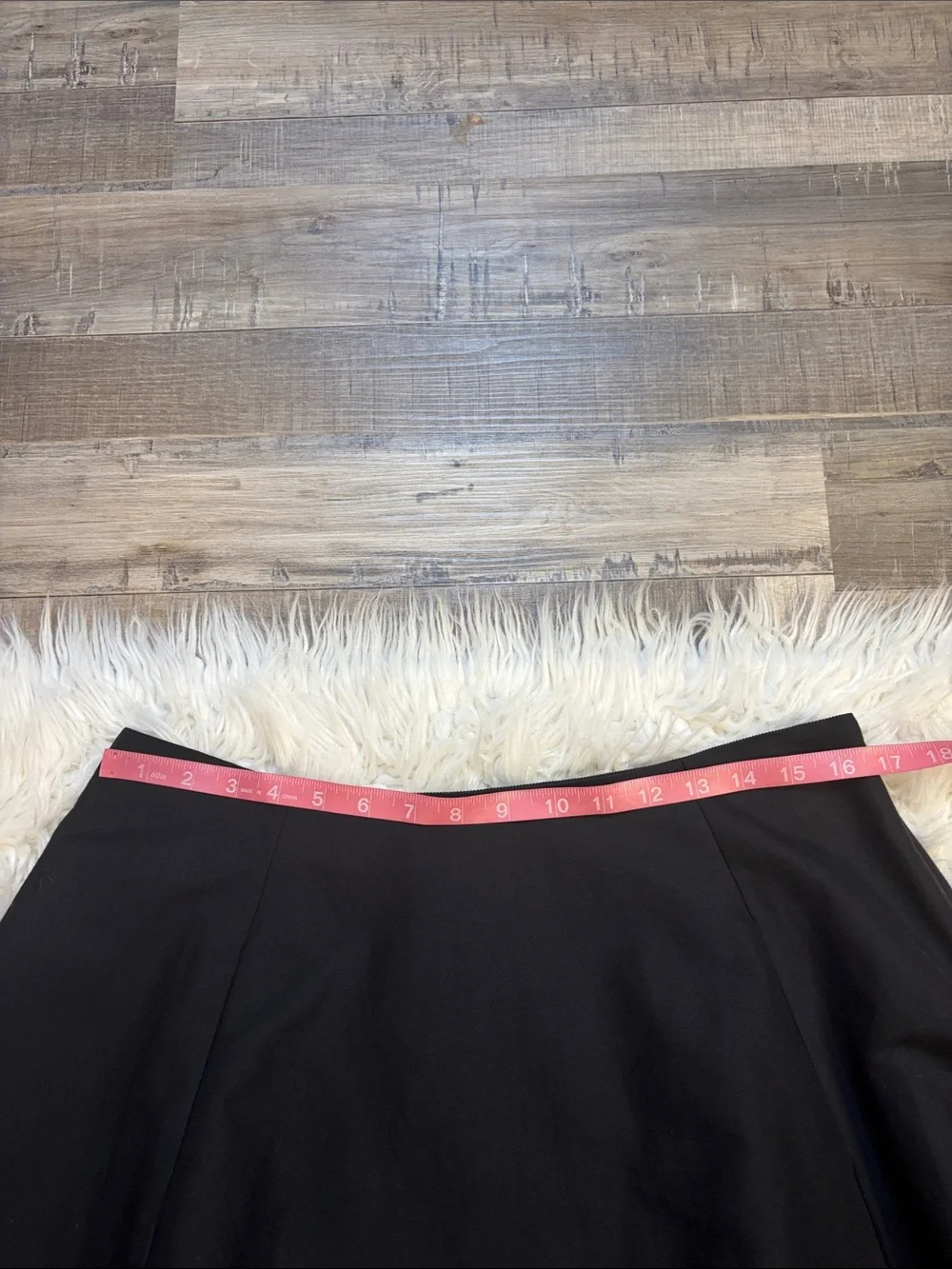 NEW Kate Spade Lula mini skirt cotton silk full A-line pockets black 14